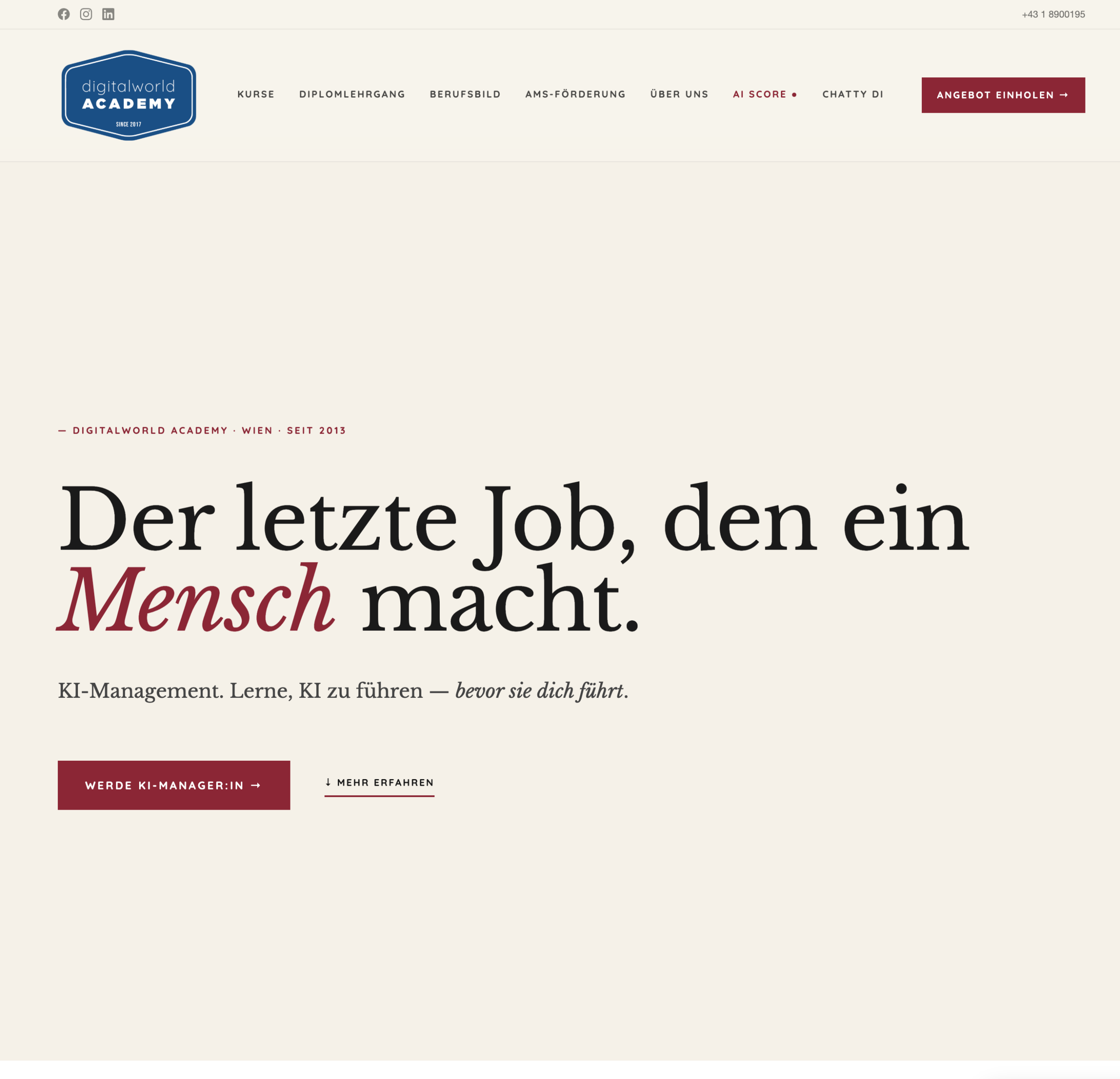 KI-Management Lehrgang